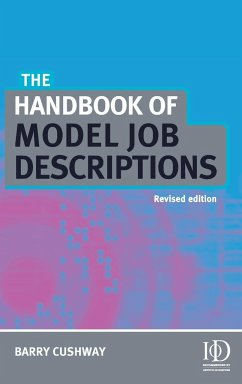 Handbook of Model Job Descriptions (Revised) - Cushway, Barry