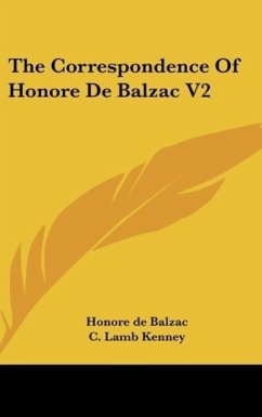 The Correspondence Of Honore De Balzac V2