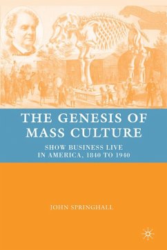 The Genesis of Mass Culture - Springhall, J.