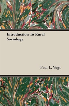 Cover Introduction To Rural Sociology