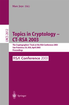 Topics in Cryptology -- CT-RSA 2003 - Joye, Marc (ed.)