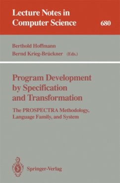 Program Development by Specification and Transformation - Hoffmann, Berthold / Krieg-Brückner, Bernd (eds.)