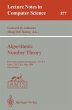 Algorithmic Number Theory - Bild 1