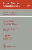 Algorithmic Number Theory