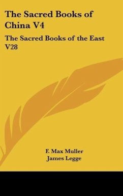 The Sacred Books of China V4
