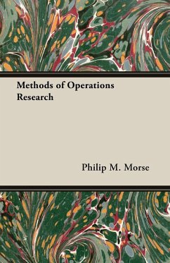 Methods of Operations Research - Morse, Philip M.