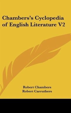 Chambers's Cyclopedia of English Literature V2 - Chambers, Robert