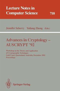 Cover Advances in Cryptology - AUSCRYPT '92