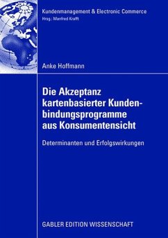 Die Akzeptanz kartenbasierter Kundenbindungsprogramme aus Konsumentensicht - Hoffmann, Anke