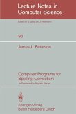 Computer Programs for Spelling Correction