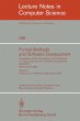 Formal Methods and Software... - Bild 1