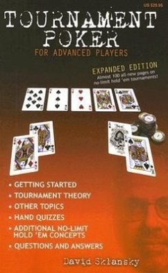 Tournament Poker for Advanced Players - Sklansky, David