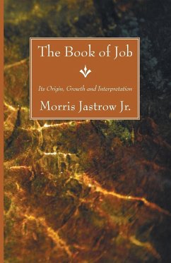 The Book of Job - Jastrow, Morris Jr.