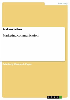 Marketing communication - Leitner, Andreas