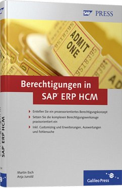 Berechtigungen in SAP ERP HCM: Konzeption, Implementierung, Betrieb (SAP PRESS) [Hardcover] Esch, Martin and Marxsen, Anja
