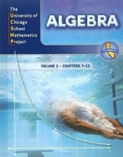 UCSMP Algebra, Volume 2: Chapters 7-13 - Brown, Susan; Breunlin, R. James; Wiltjer, Mary H.