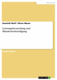 Cover Leistungsbeurteilung und Mitarbeiterbeteiligung