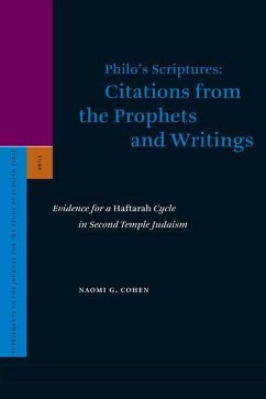 Philo's Scriptures: Citations from the Prophets and Writings - Cohen, Naomi