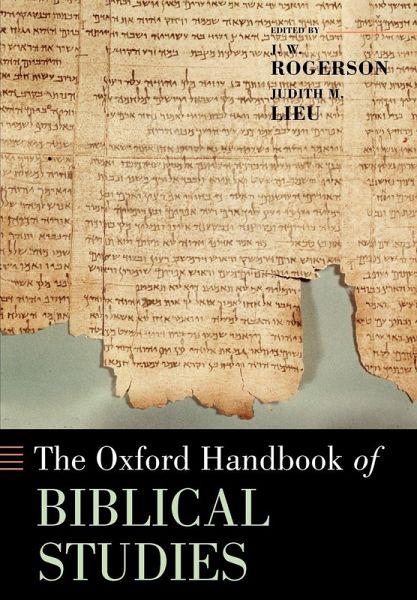 The Oxford Handbook of Biblical Studies The Oxford Handbook of Biblical Studies