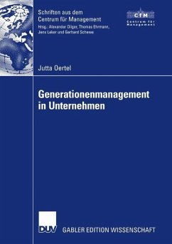 Generationenmanagement in Unternehmen - Oertel, Jutta