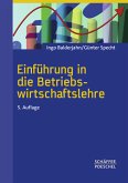 Einführung in die Betriebswirtschaftslehre