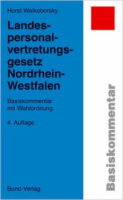 Landespersonalvertretungsgesetz Nordrhein-Westfalen - Welkoborsky, Horst