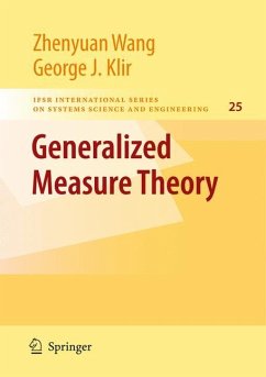 Generalized Measure Theory - Wang, Zhenyuan;Klir, George J.
