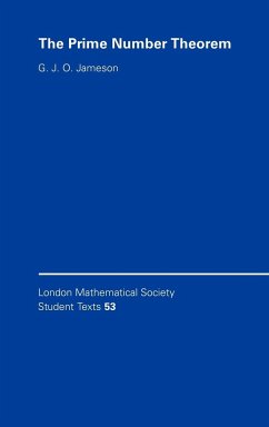 The Prime Number Theorem - Jameson, Graham; Jameson, G. J. O.