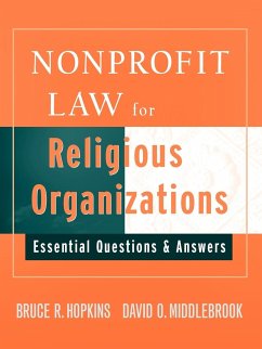 Nonprofit Law for Religious Organizations - Hopkins, Bruce R; Middlebrook, David