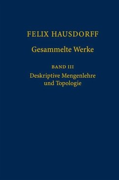 Felix Hausdorff - Gesammelte Werke Band III - Hausdorff, Felix
