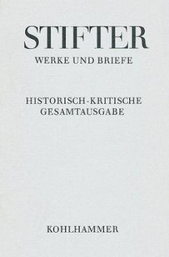 Wien und die Wiener, in Bildern aus dem Leben / Werke und Briefe 9,1 - Stifter, Adalbert