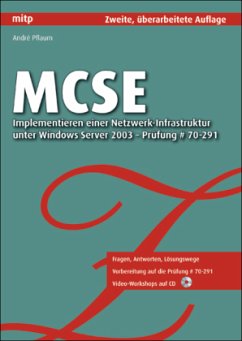 MCSE - Implementieren einer Netzwerk-Infrastruktur unter Windows Server 2003 - Prüfung 70-291, m. CD-ROM - Pflaum, André
