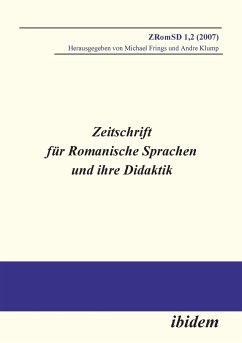 Zeitschrift für Romanische Sprachen und ihre Didaktik. Heft 1.2