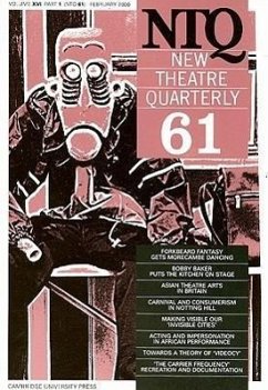 New Theatre Quarterly 61: Volume 16, Part 1 - Barker, Clive / Trussler, Simon (eds.)