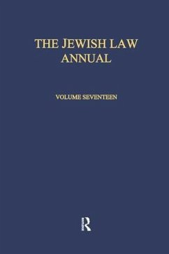The Jewish Law Annual Volume 17 - Lifshitz, Berachyahu (ed.)