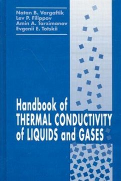 Handbook of Thermal Conductivity of Liquids and Gases - Vargaftik, Natan B