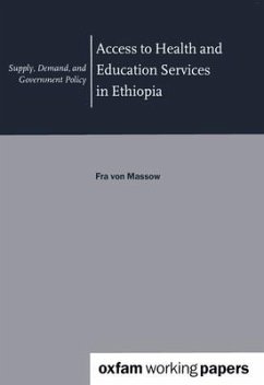 Access to Health and Education Services in Ethiopia - Massow, Fra von