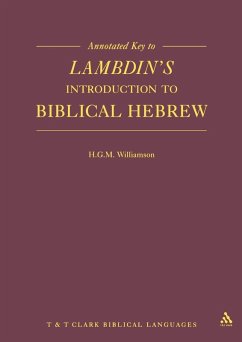 Cover Annotated Key to Lambdin's Introduction to Biblical Hebrew