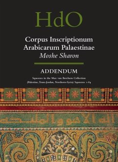 Corpus Inscriptionum Arabicarum Palaestinae, Addendum: Squeezes in the Max Van Berchem Collection (Palestine, Trans-Jordan, Northern Syria) Squeezes 1 - Sharon, Moshe