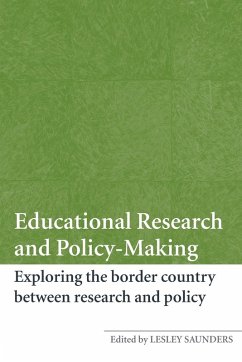 Cover Educational Research and Policy-Making