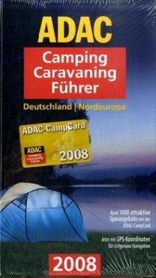 Cover ADAC Camping Caravaning Führer 2008 Deutschland, Nordeuropa