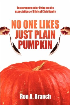 No One Likes Just Plain Pumpkin