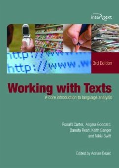 Working with Texts - Carter, Ronald;Goddard, Angela;Reah, Danuta