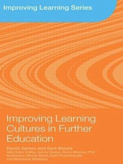 Improving Learning Cultures in Further Education - James, David; Biesta, Gert