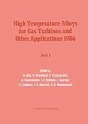 High Temperature Alloys for Gas Turbines and Other Applications 1986 - Betz