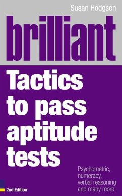 Brilliant Tactics to Pass Aptitude Tests - Hodgson, Susan