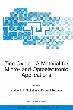 Zinc Oxide - A Material for Micro- And Optoelectronic Applications - Nickel, Norbert H. / Terukov, Evgenii (eds.)