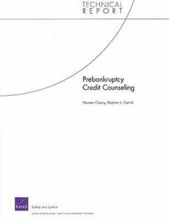 Prebankruptcy Credit Counseling - Clancy, Noreen; Carroll, Stephen J.