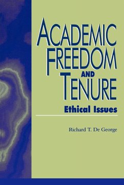 Academic Freedom and Tenure - DeGeorge, Richard