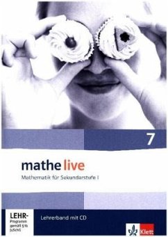 7. Schuljahr, Lehrerband mit CD-ROM / Mathe Live, Neubearbeitung